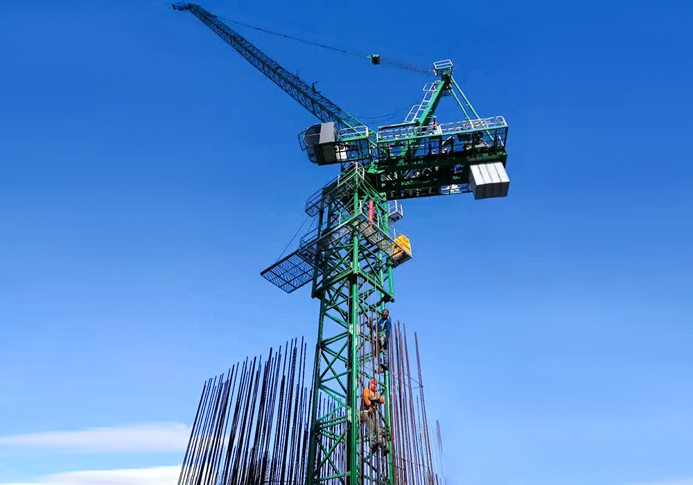 QTD80 LUFFING-JIB TOWER CRANE 6T JIB Duljina 40M
